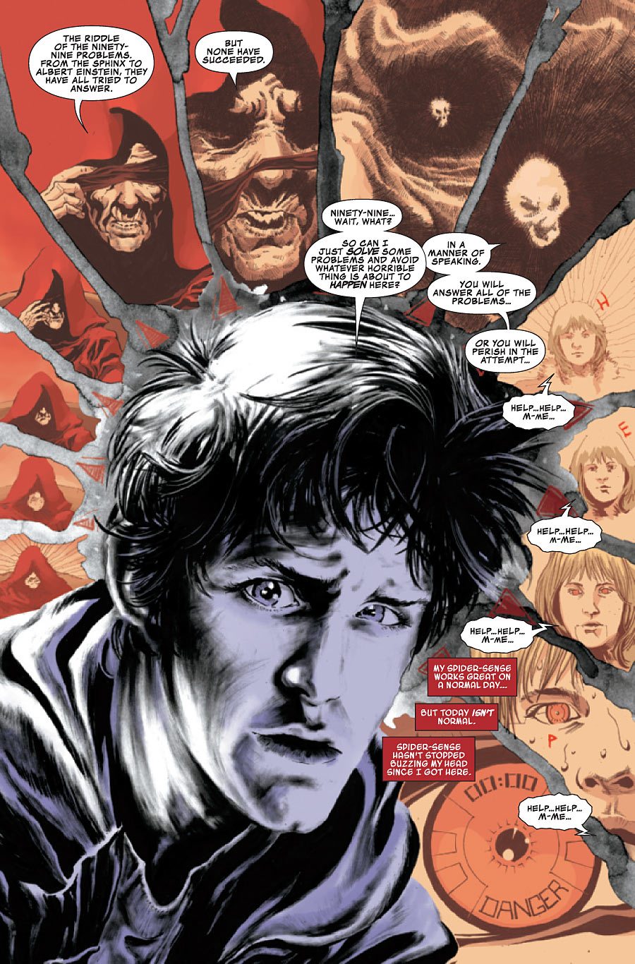 Marvel Knights: Spider-Man #1 preview page 3 by Marco Rudy and Val Staples. Marvel comics