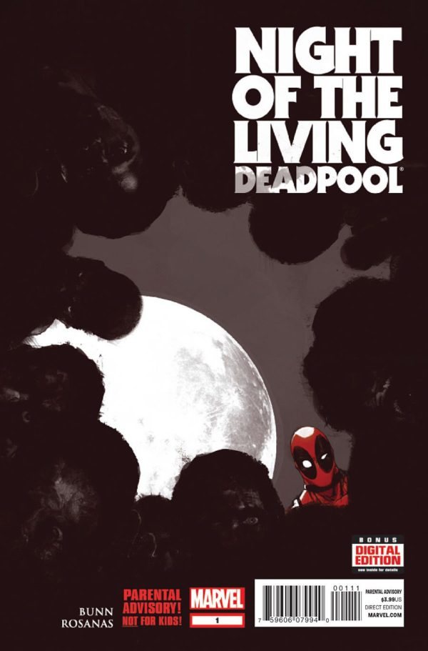Night of the Living Deadpool #1 cover by Jay Shaw.