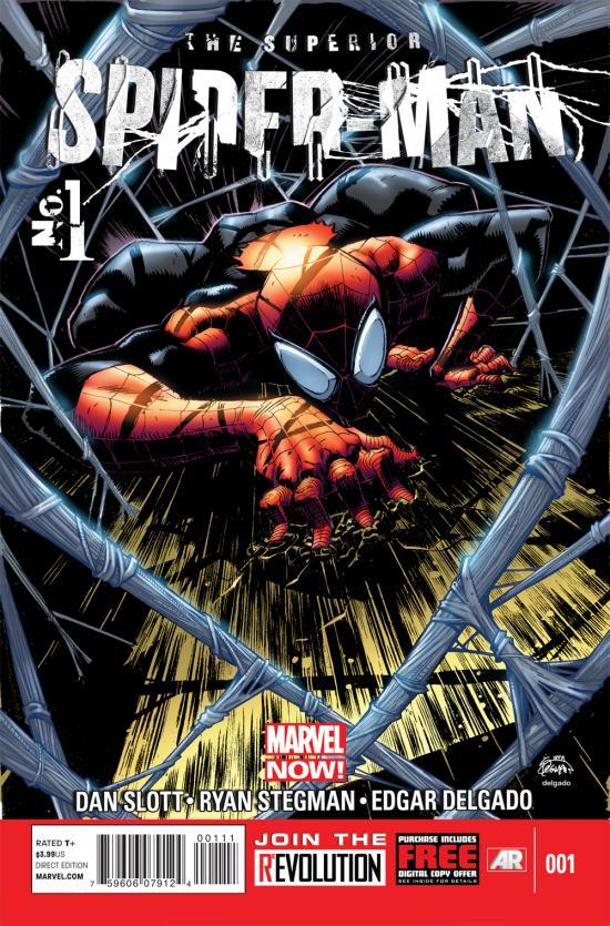 Superior Spider-Man #1 cover by Ryan Stegman.