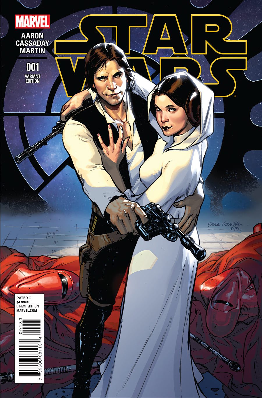 Star Wars #1 variant cover by Sarah Pichellii.