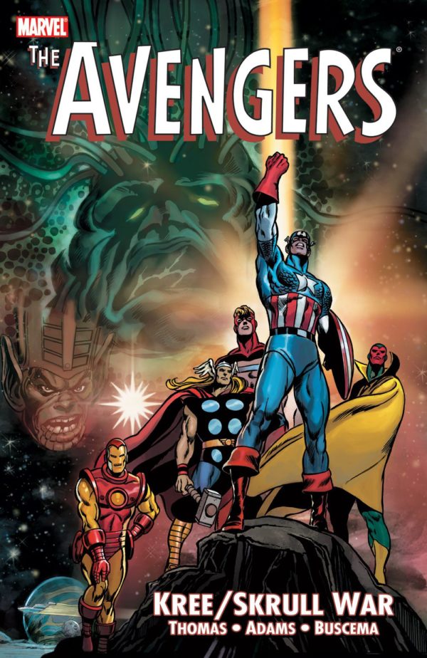 Avengers: Kree/Skrull War cover by Neal Adams.