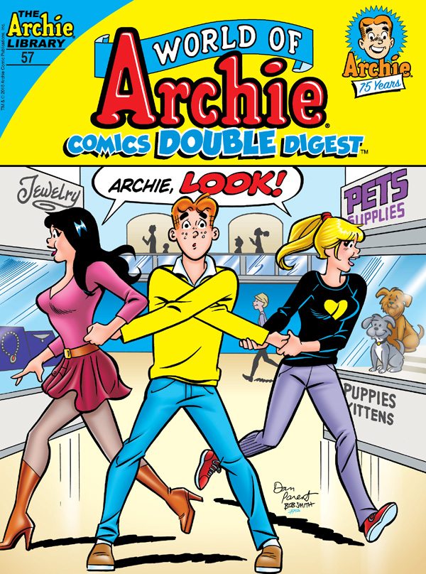 World of Archie Double Comics Double Digest #57 cover by Dan Parent.