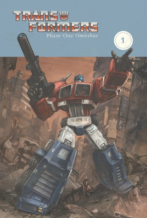 The Transformers Phase One Omnibus cover by Klaus Scherwinski.
