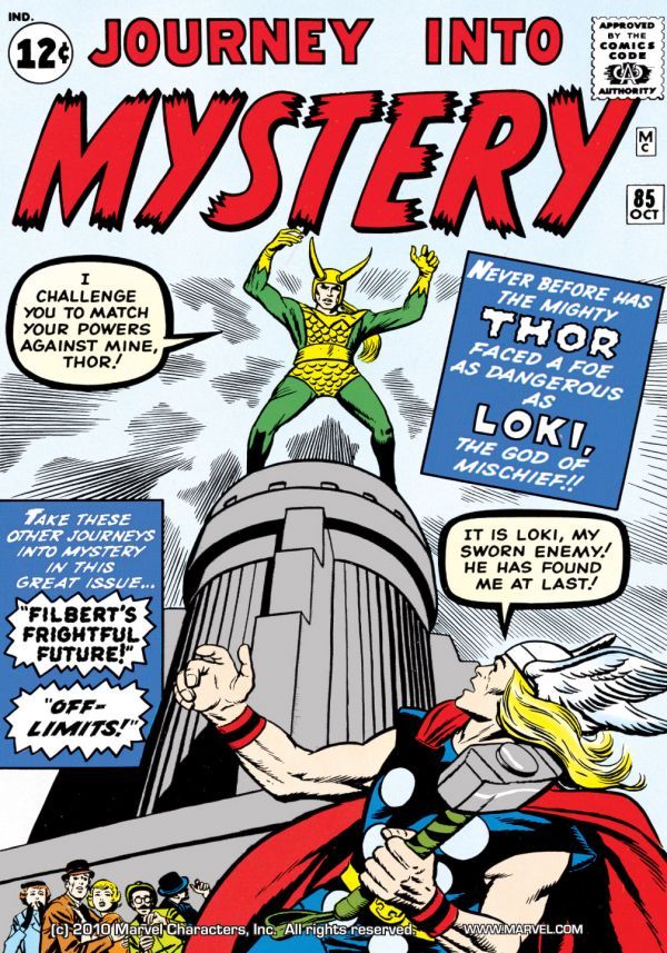Journey Into Mystery #85 cover by Jack Kirby.
