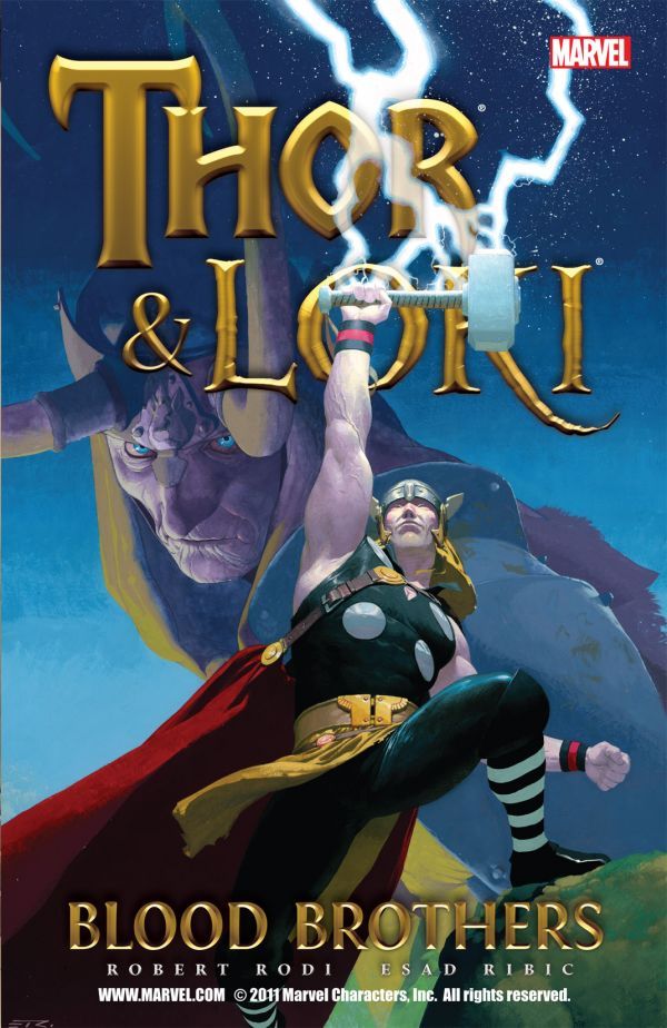 Thor & Loki: Blood Brothers cover by Esad Ribic.