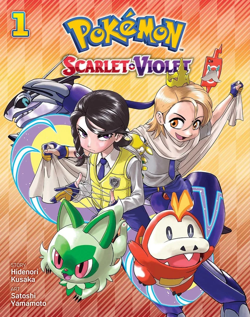 Pokémon: Scarlet & Violet Volume 1 cover by Satoshi Yamamoto.