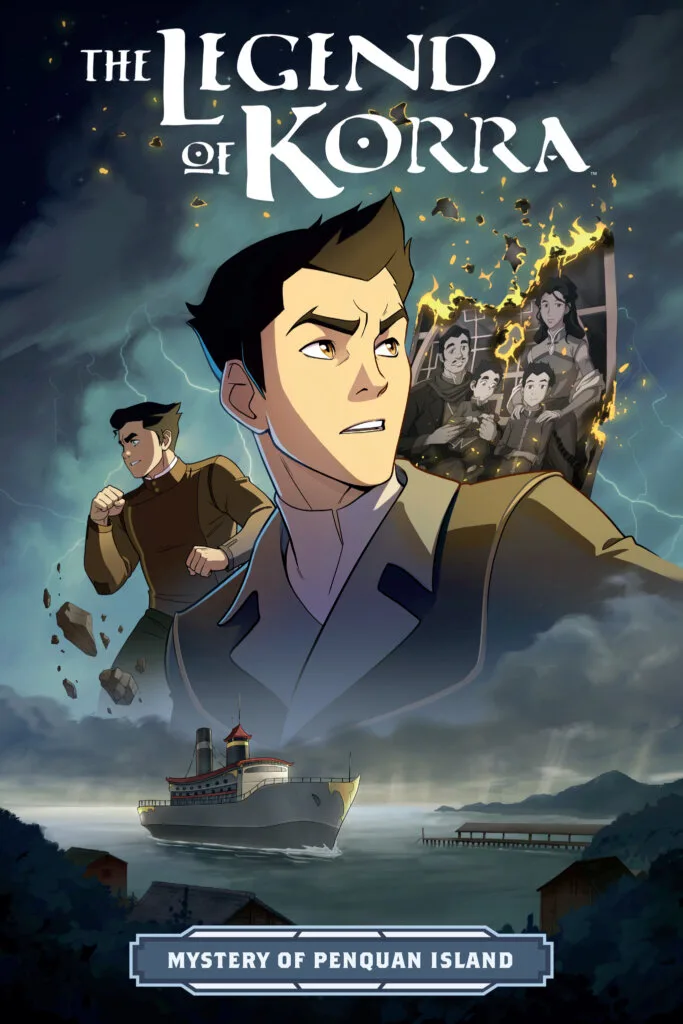 The Legend of Korra: The Mystery of Penquan Island cover by Alexandria Monik.