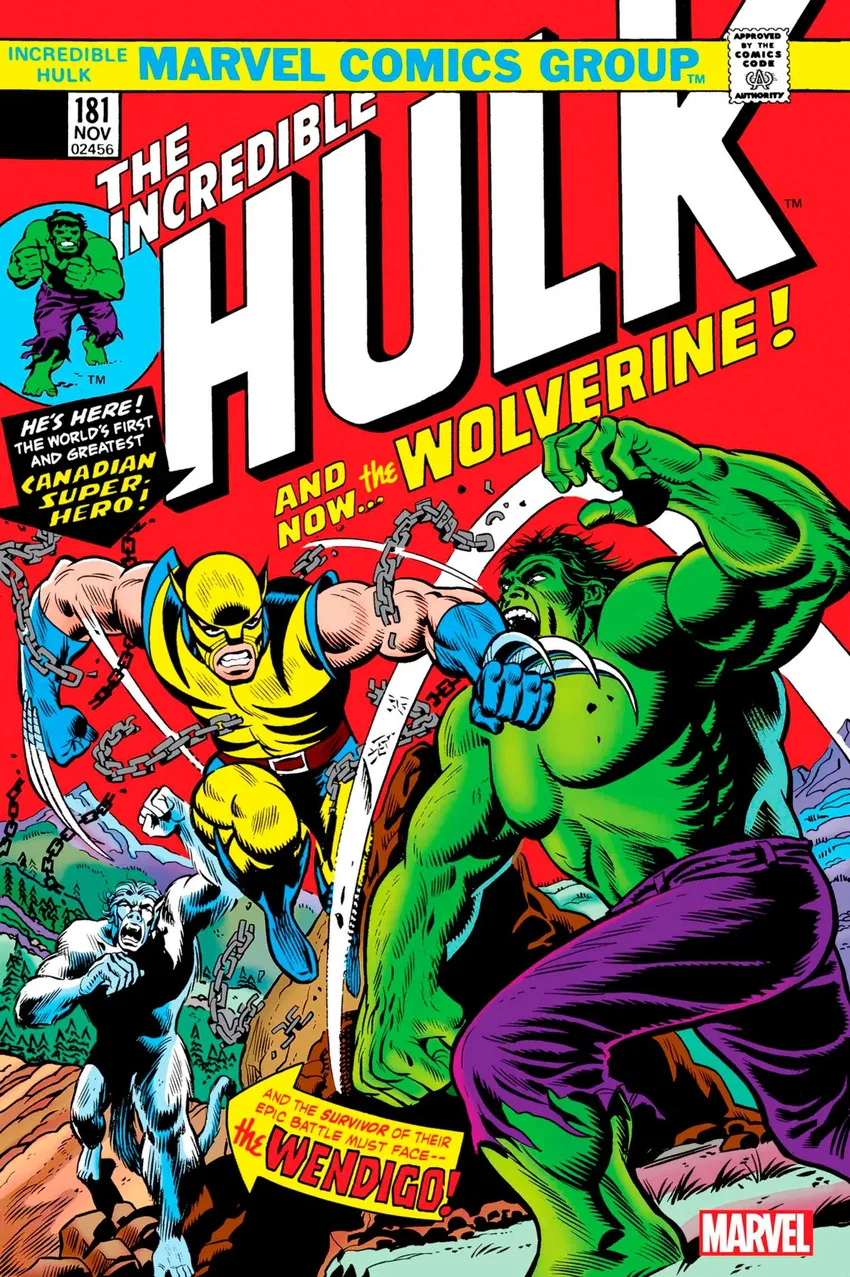 Incredible Hulk #181 cover by Herb Trimpe.