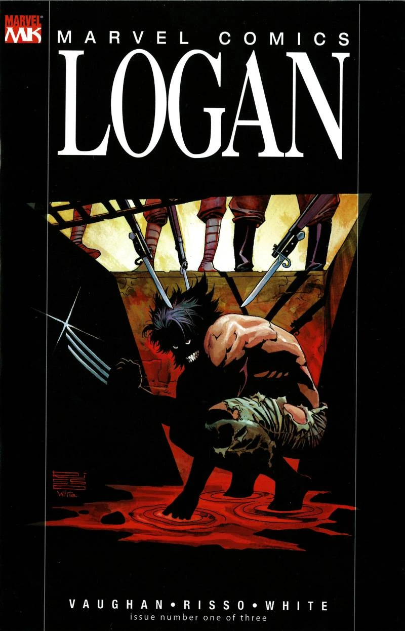 Logan #1 cover by Eduardo Risso.