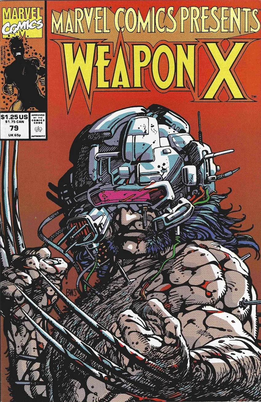 Marvel Comics Presents #79 cover by Barry Windsor-Smith.