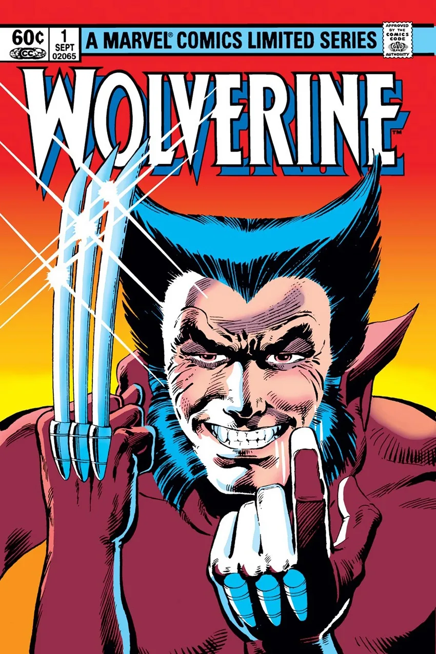 Wolverine (1982 series) #1 cover by Frank Miller.