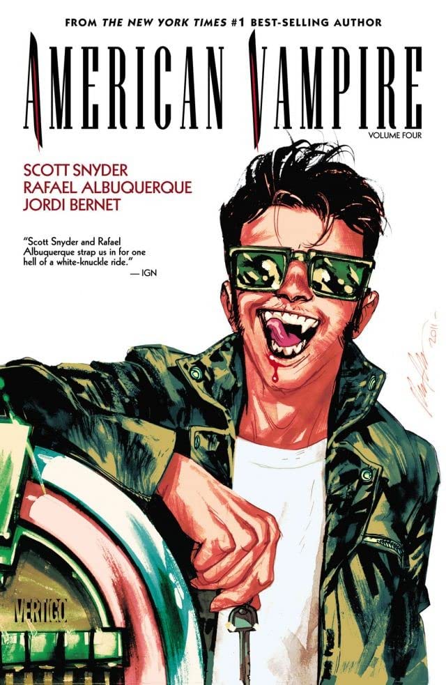 American Vampire Volume 4 cover by Rafael Albuquerque.