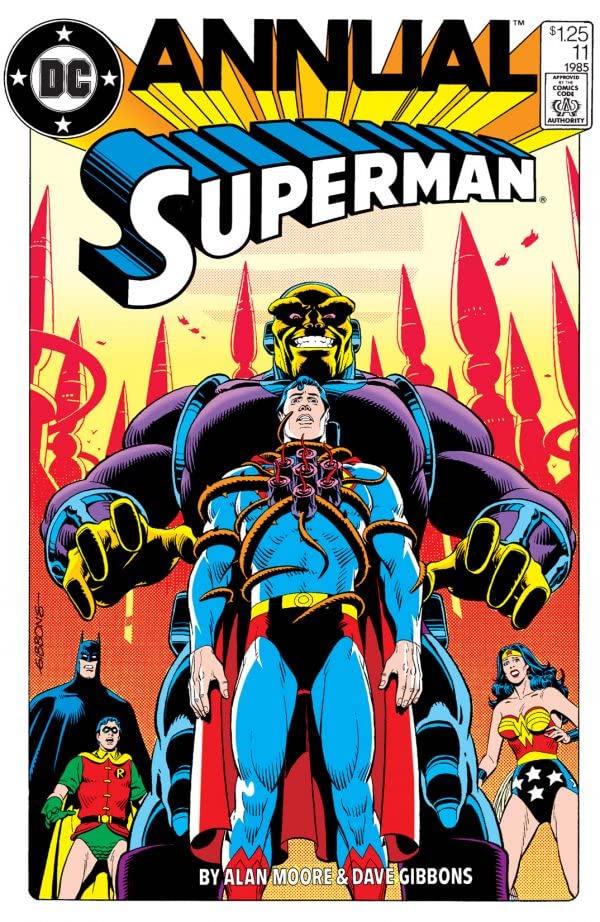 Superman Annual #11 cover by Dave Gibbons.