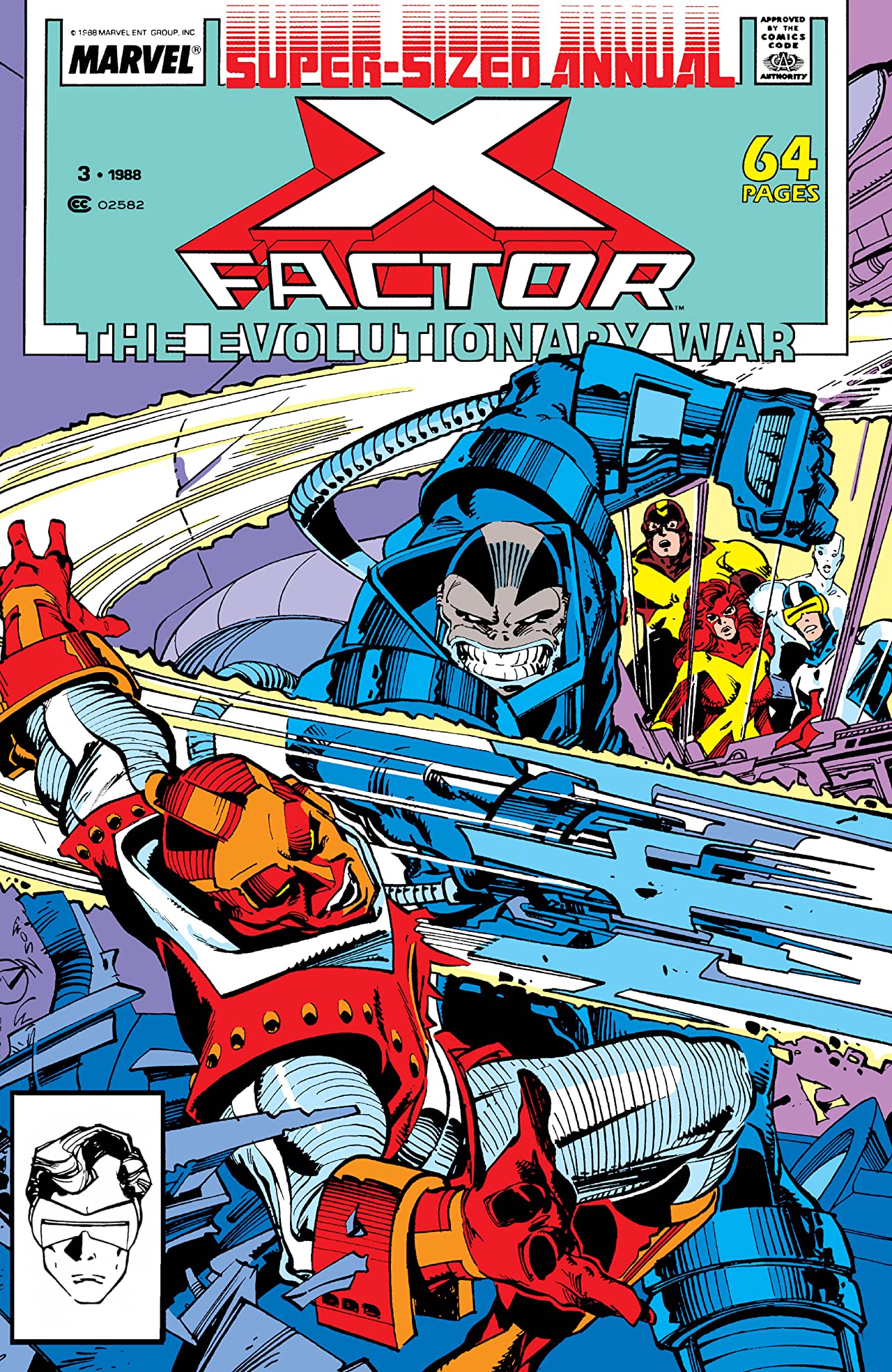 X-Factor Annual #3 cover by Walter Simonson.