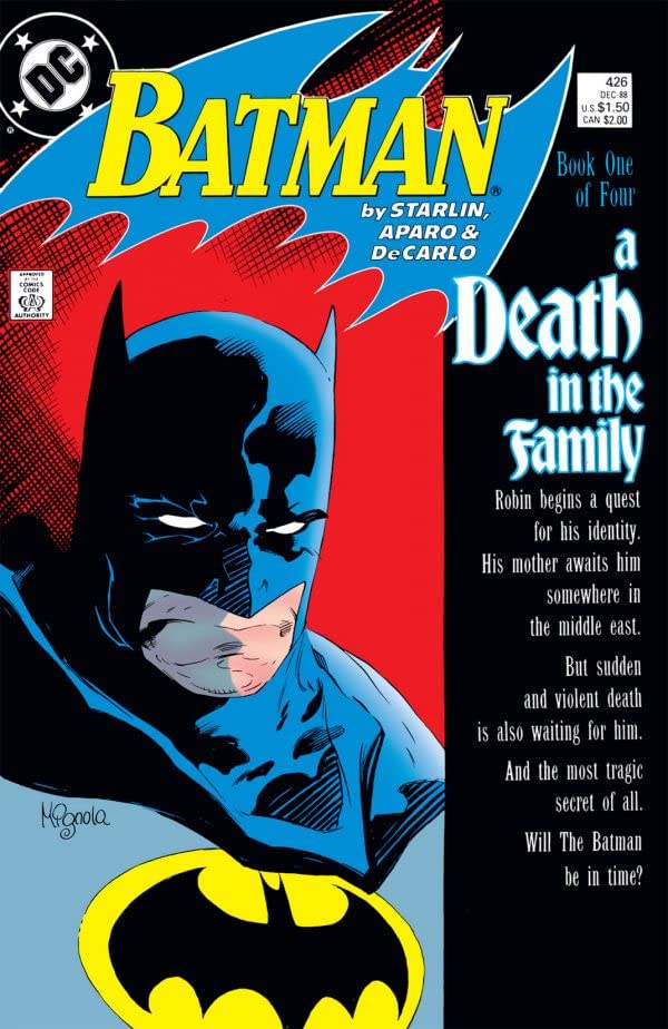 Batman #426 cover by Mike Mignola.