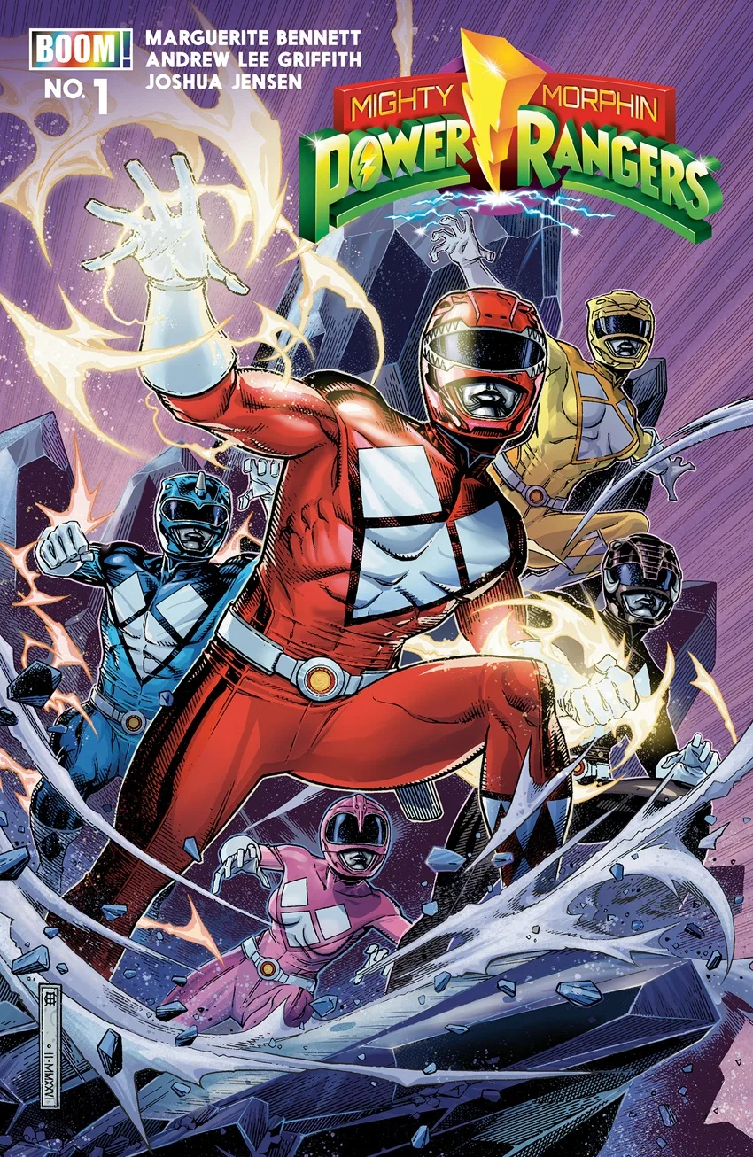 Mighty Morphin Power Rangers (2026 series) #1 cover A by Jim Cheung.