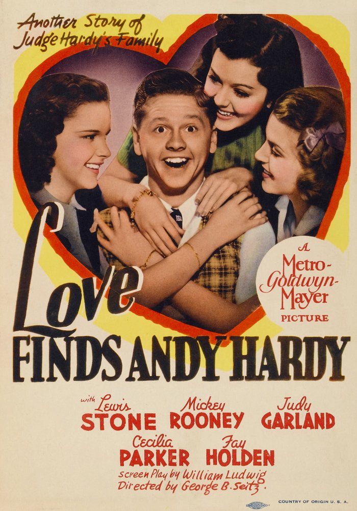 Love Finds Andy Hardy movie poster.