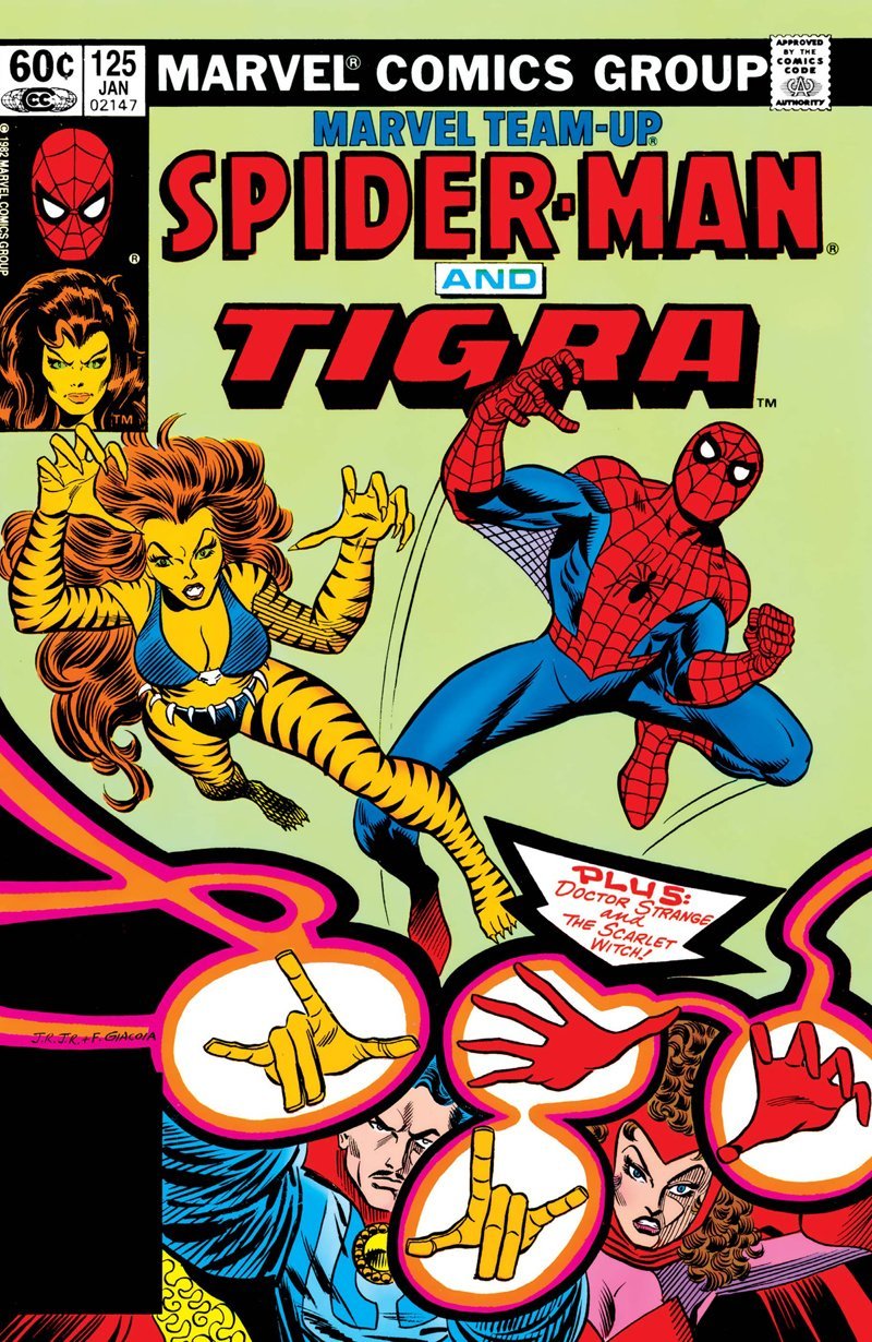 Marvel Team-Up #125 cover by John Romita Jr.