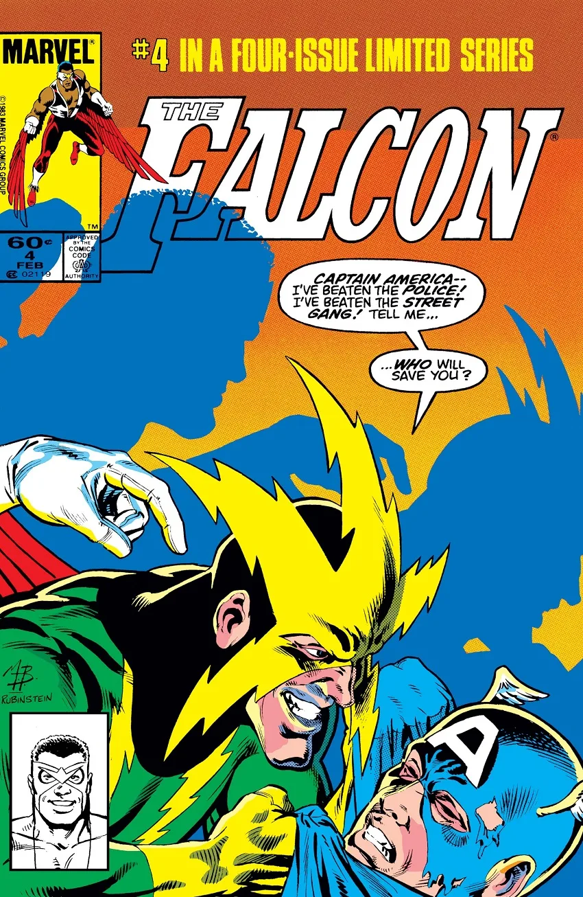 Falcon (1983 series) #4 cover by Mark Bright.