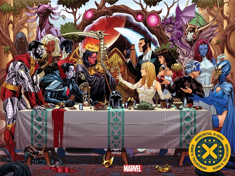 Immortal X-Men #1 cover by Mark Brooks.