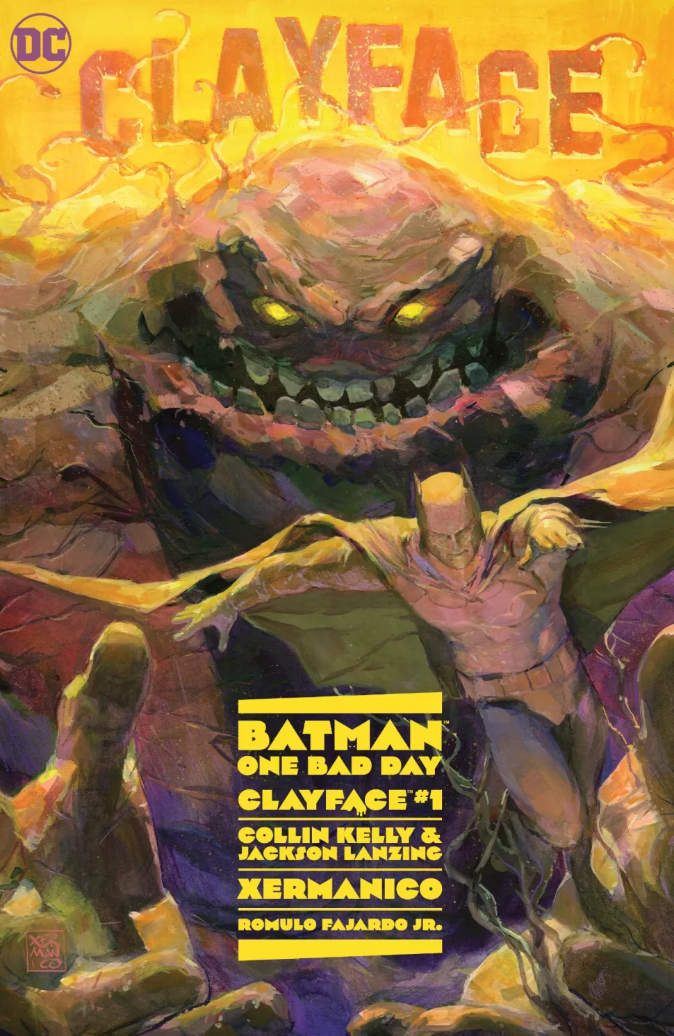 Batman: One Bad Day - Clayface cover by Xermanico.