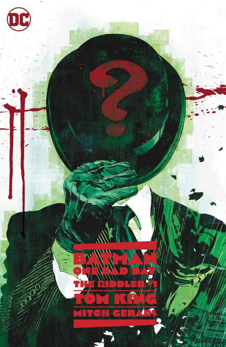 Batman: One Bad Day - The Riddler cover by Mitch Gerads.