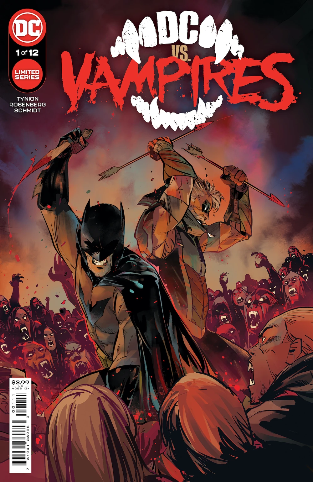DC vs. Vampires #1 cover by Otto Schmidt.