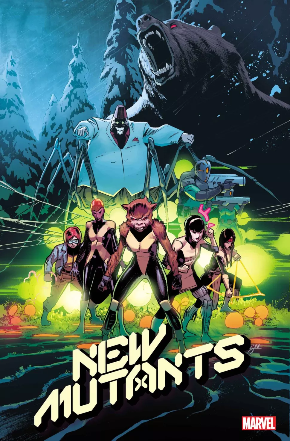 New Mutants: Lethal Legion #1 cover by Javier Fernandez.