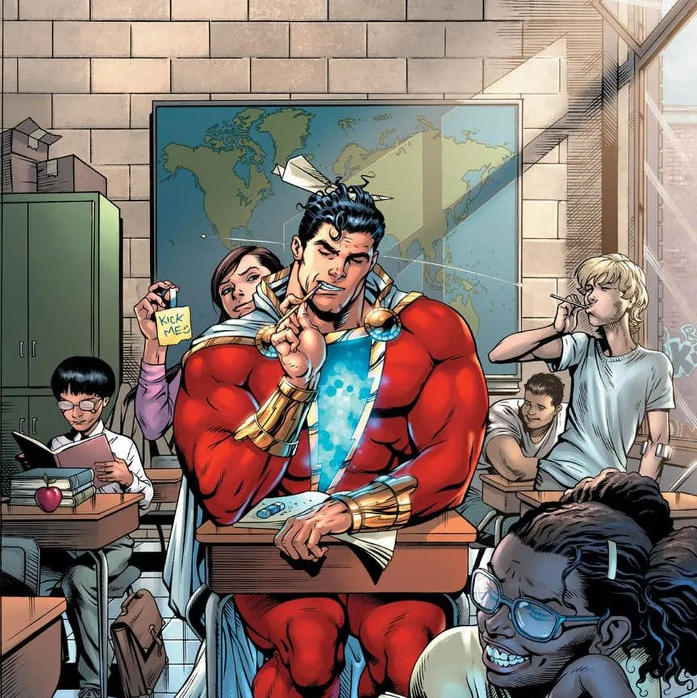 Shazam (2019 series) cover art by Dave Eaglesham.