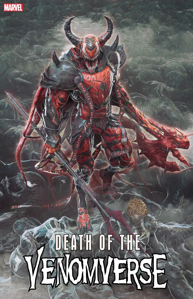 Death of the Venomverse #1 cover by Björn Barends.