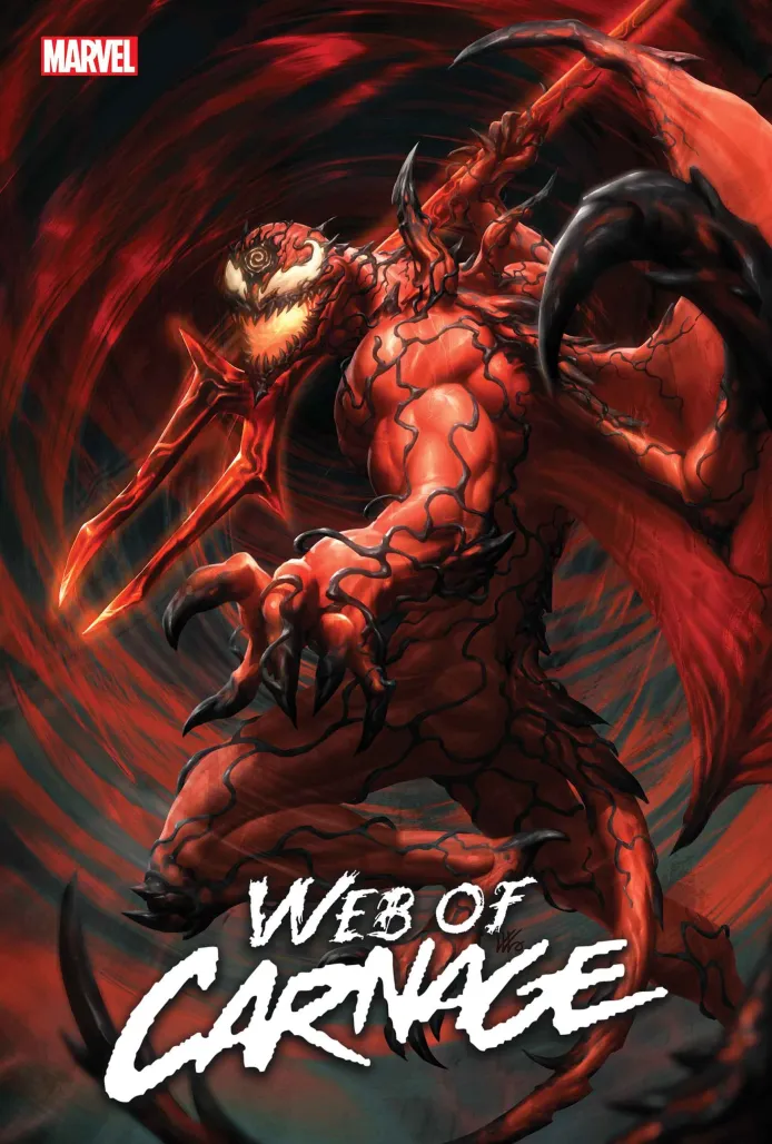 Web of Carnage #1 cover by Kendrick “Kunkka” Lim.