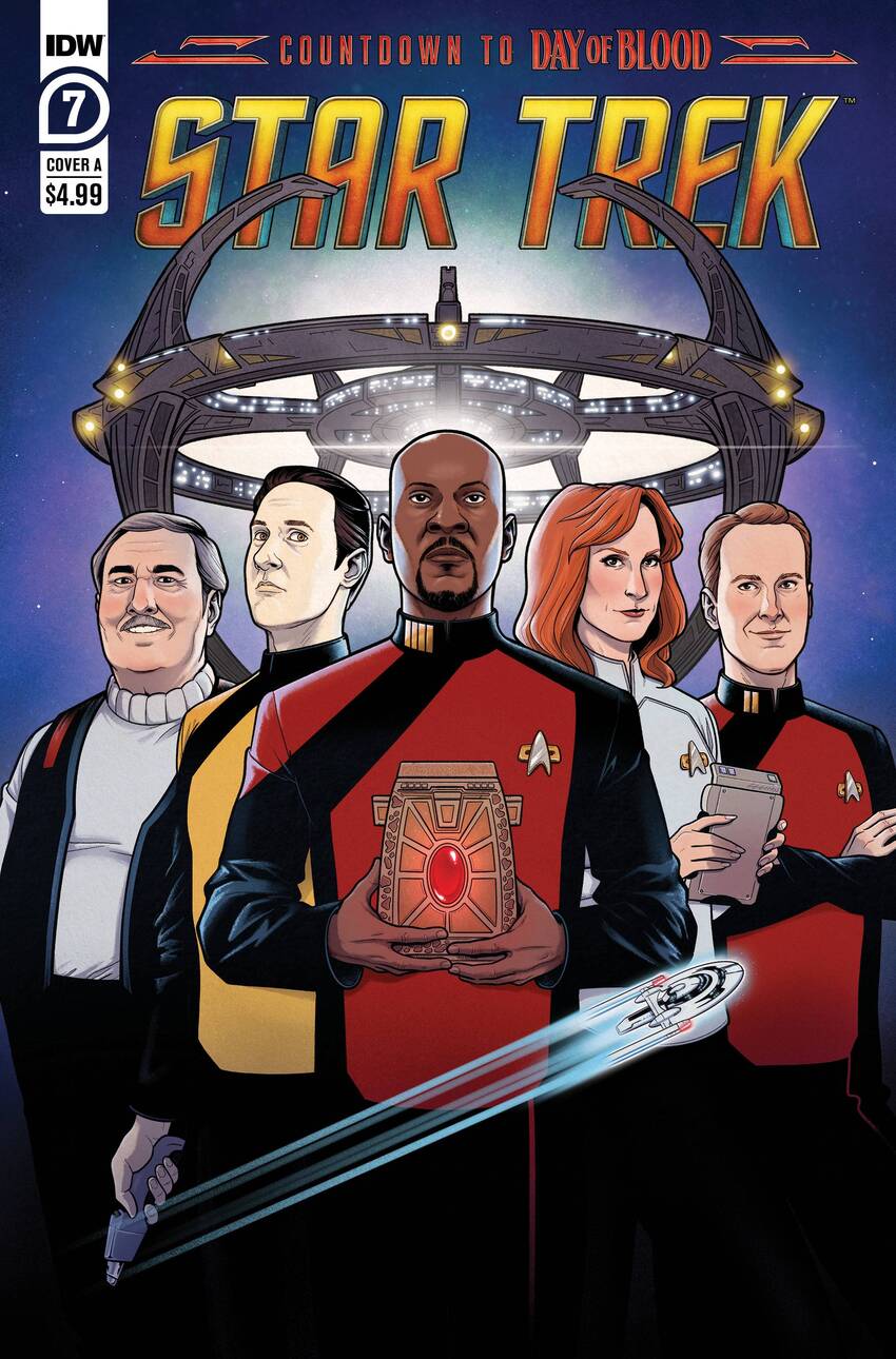 Star Trek (2022 series) #7 cover by Mike Feehan.
