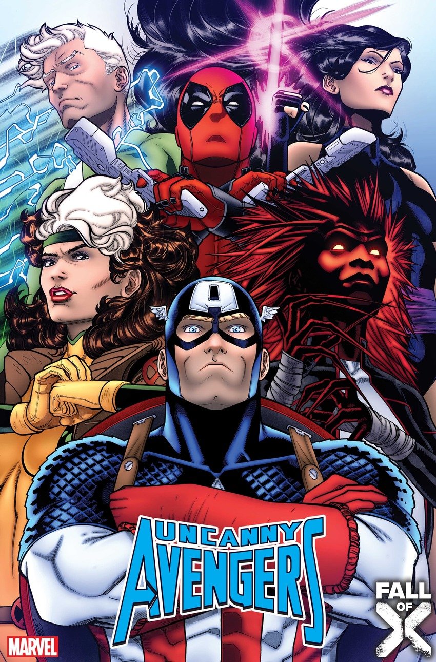 Uncanny Avengers (2023 series) #1 (of 5)cover by Javier Garron.