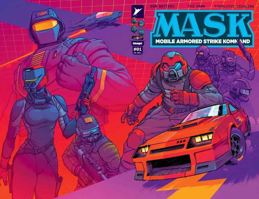 M.A.S.K. #1 cover by Pye Parr.