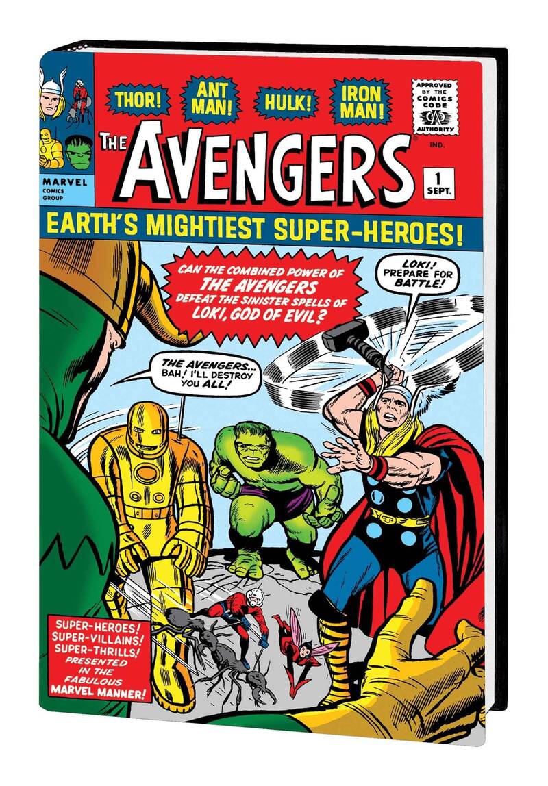 Avengers Omnibus Volume 1 cover by Jack Kirby.
