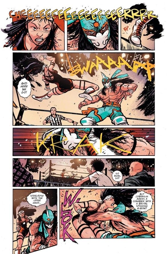 Do A Powerbomb panel by Daniel Warren Johnson and Mike Spicer.