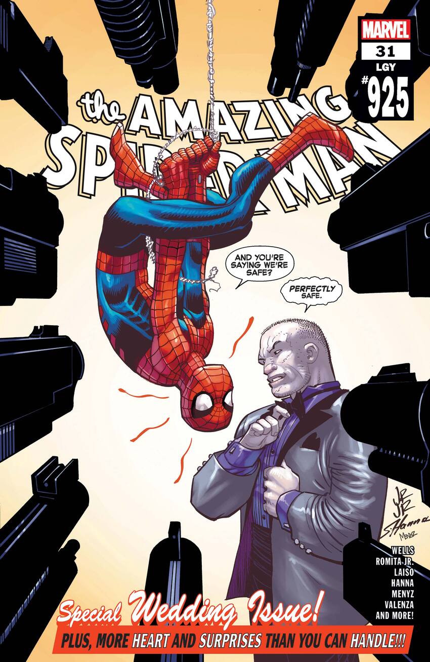 Amazing Spider-Man (2022 series) #31 cover by John Romita Jr and Scott Hanna.