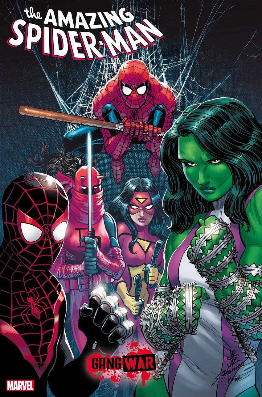 Amazing Spider-Man (2022 series) #39 cover by John Romita Jr and Scott Hanna.