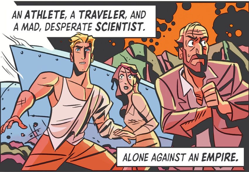 Flash Gordon panel by Dan Schkade.