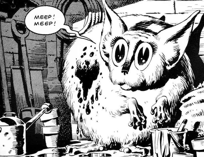 Doctor Who and the Star-Beast panel by Dave Gibbons.