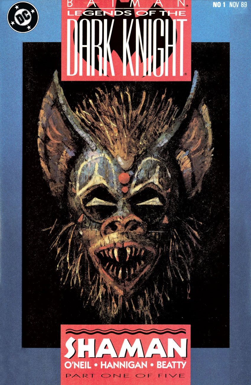 Batman: Legends of the Dark Knight #1 cover by Edward Hannigan and George Pratt.
