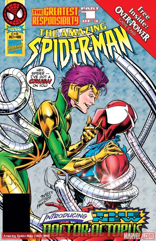 Amazing Spider-Man (1963 series) #406 cover Mark Bagley.