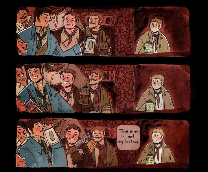 Through the Woods panels by Emily Carroll.