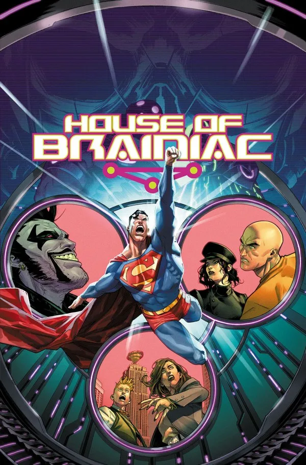 Superman: House of Brainiac #1 cover by Jamal Campbell.