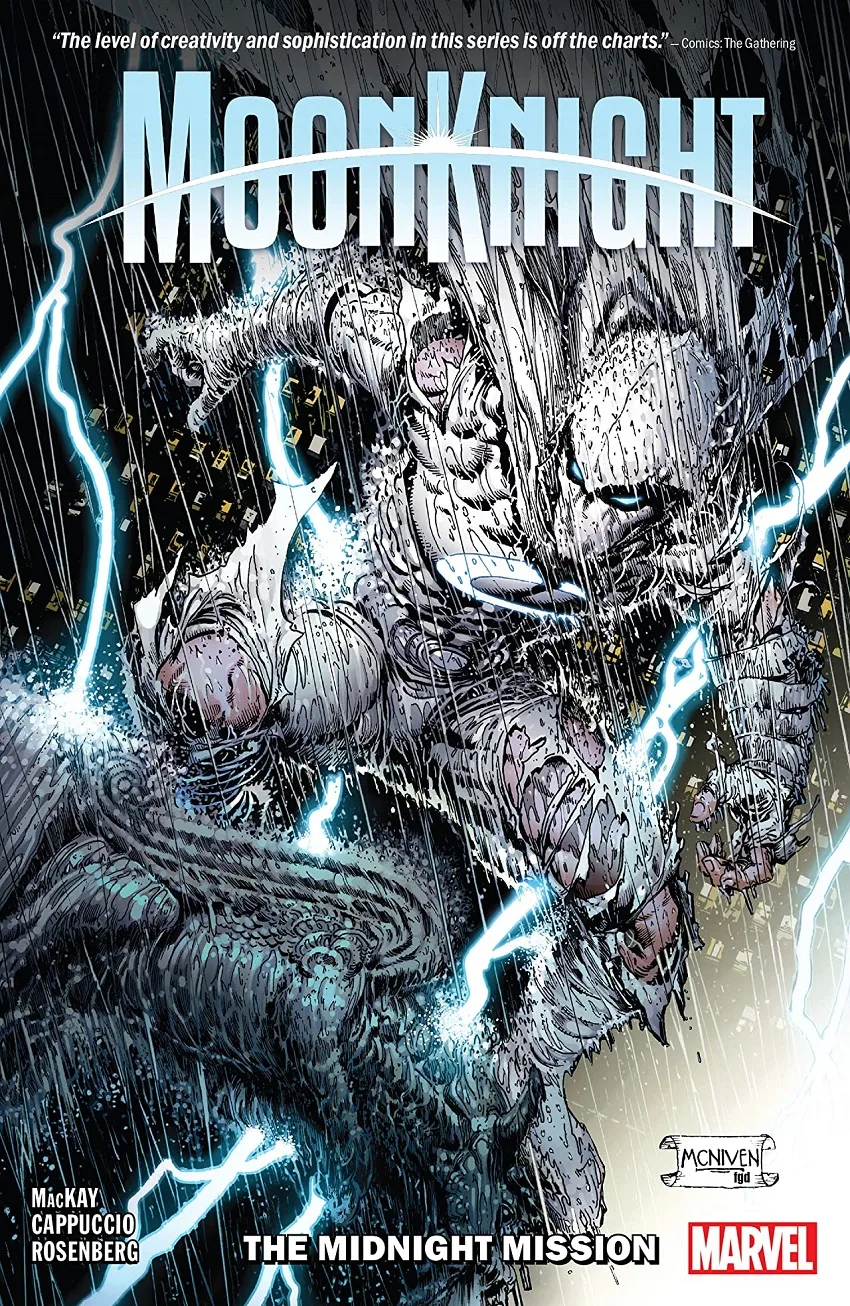 Moon Knight Volume 1: The Midnight Mission cover Steve McNiven.