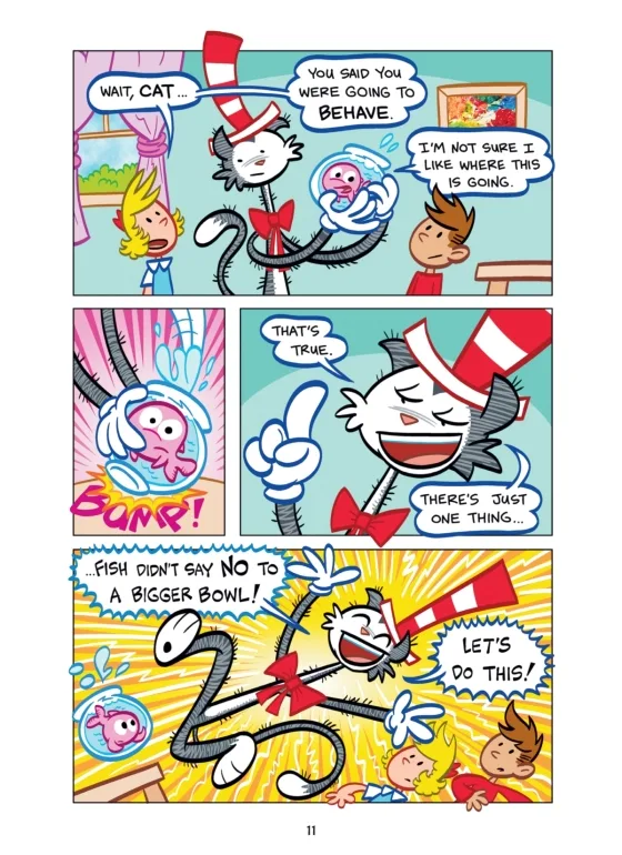 Cat Out of Water page 11 by Art Baltazar.