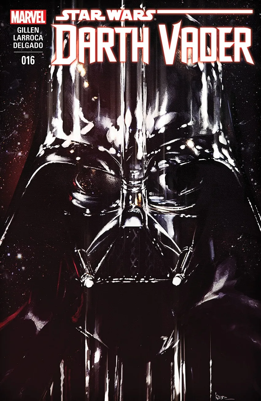 Darth Vader (2015 series) #16 cover by
Kaare Andrews.