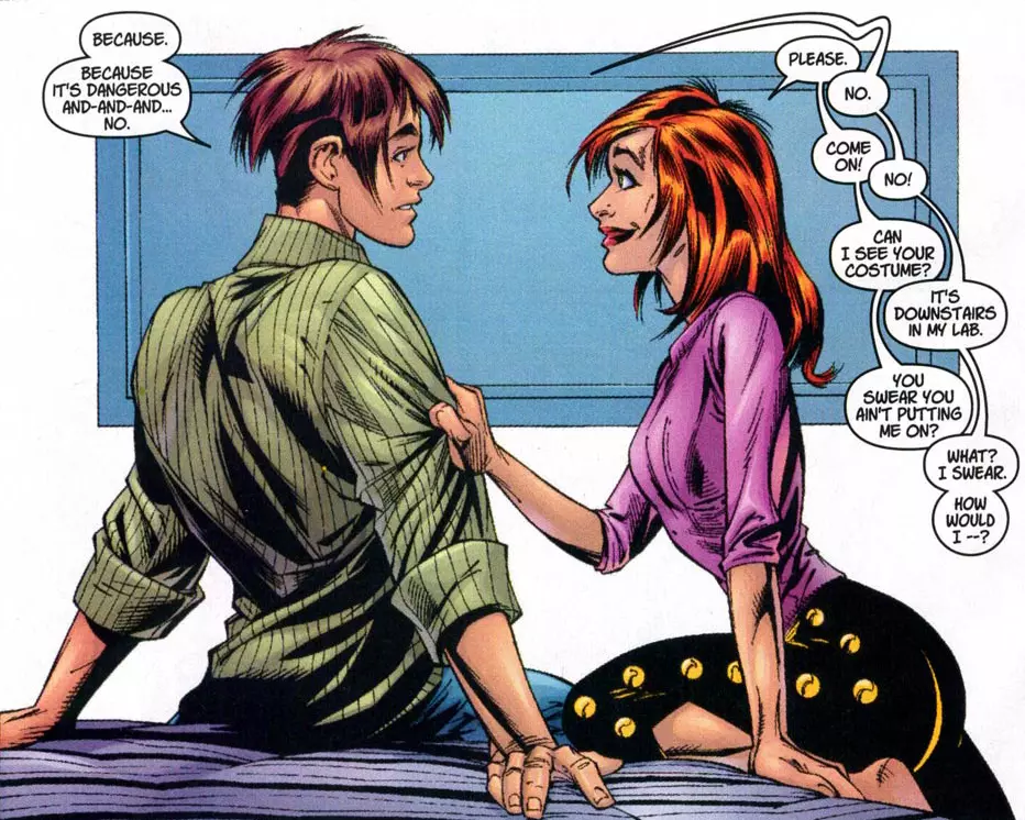 Ultimate Spider-Man (2000 series) by Mark Bagley.