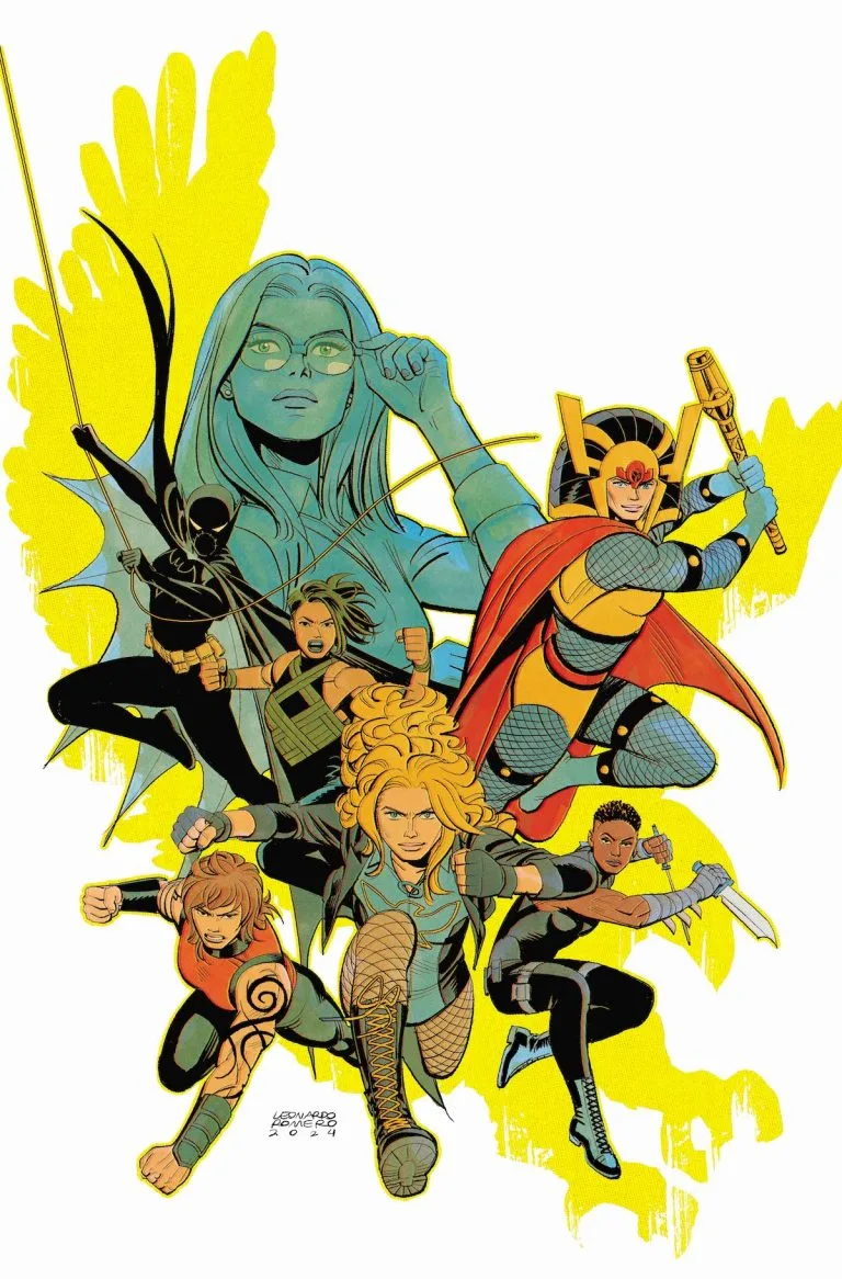 Birds of Prey (2023 series) #14 cover by Leonardo Romero.