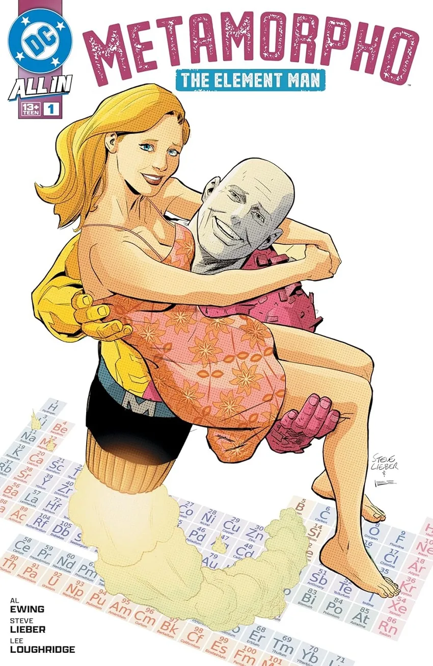 Metamorpho: The Element Man #1 cover by Steve Lieber.